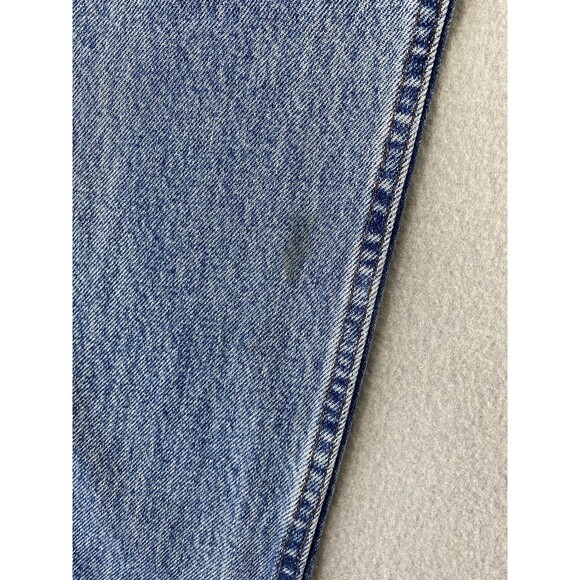 Harley Davidson Jeans Mens 31x29 Blue Denim Light Wash Straight Stains Tag 33x30 - Picture 16 of 16